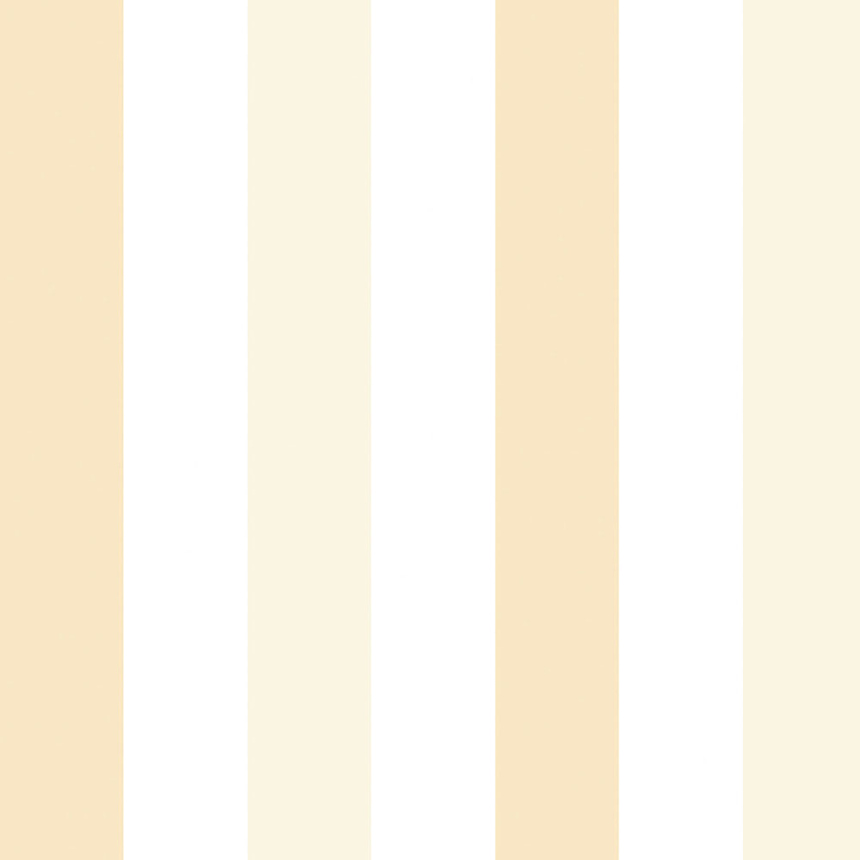 Paper, white and yellow stripes wallpaper 461-4, Pippo, ICH Wallcoverings