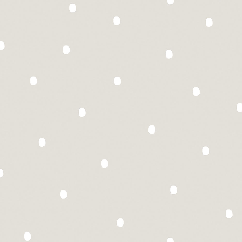 Paper wallpaper gray with dots / spots 460-3, Pippo, ICH Wallcoverings