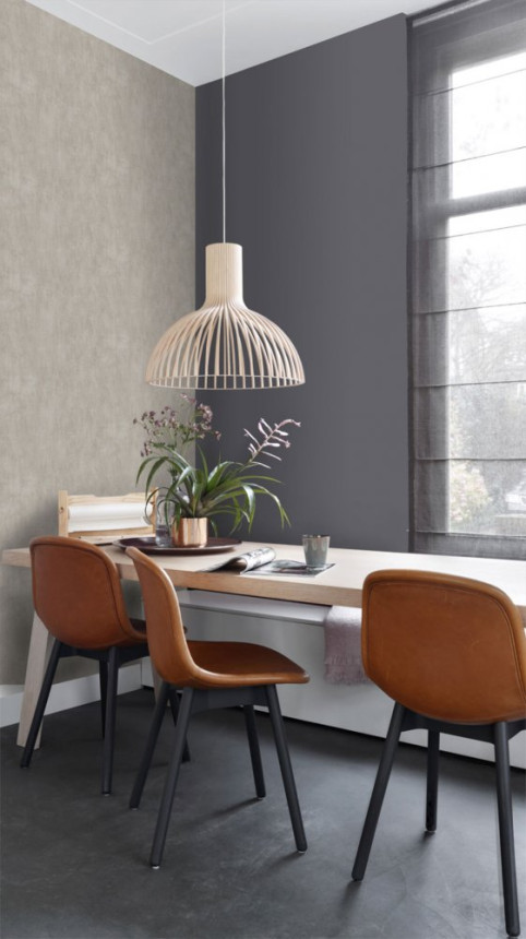 Gray non-woven wallpaper 148735, Blush, Esta Home