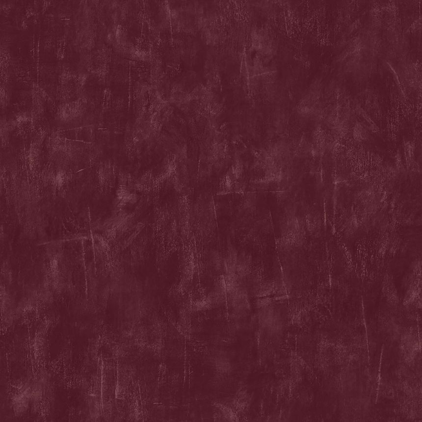 Burgundy non-woven wallpaper, imitation plaster 148724, Blush, Esta Home