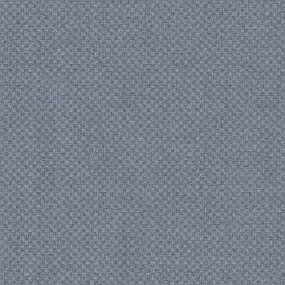Non-woven wallpaper - grey-blue fabric imitation - M55101 - Structures, Ugépa