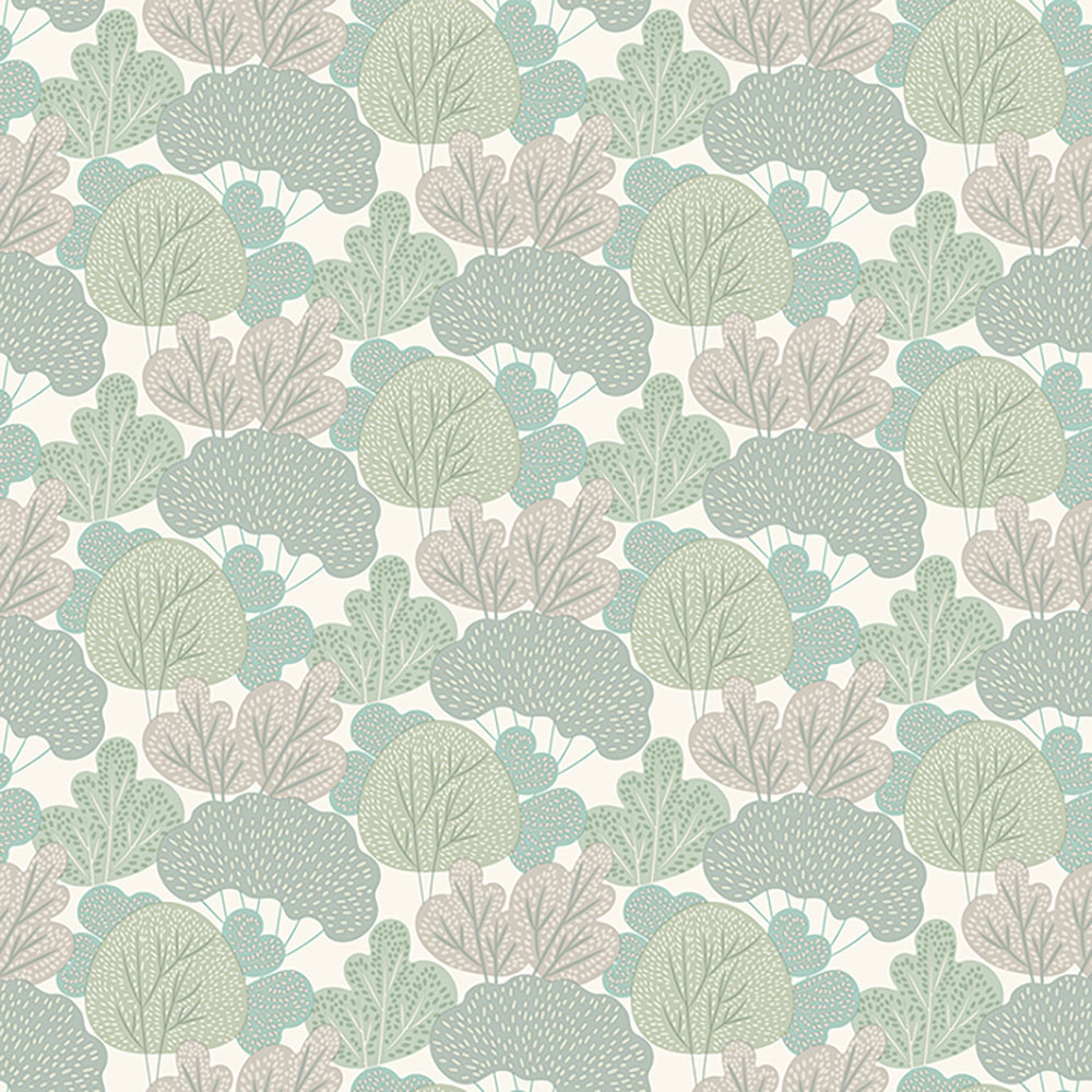 Non-woven children's wallpaper with plants, trees A96814, My Kingdom, Ugépa