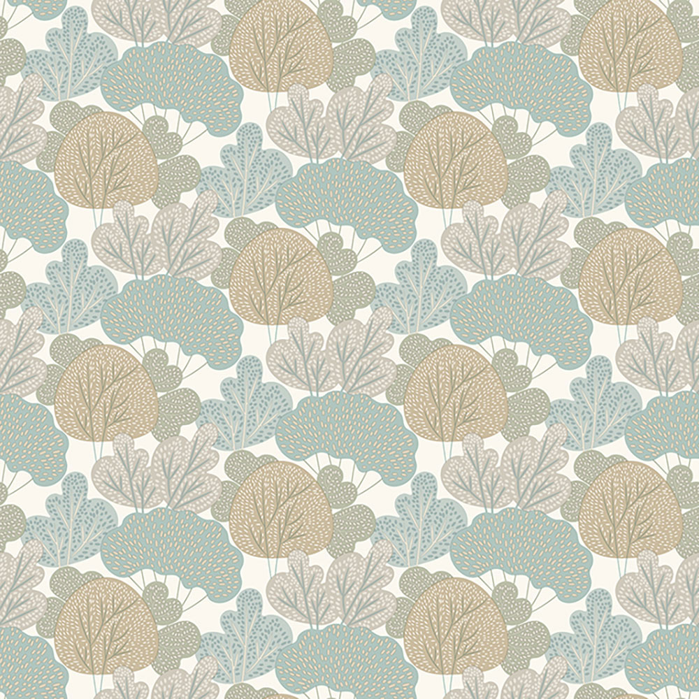 Non-woven children's wallpaper with plants, trees A96804, My Kingdom, Ugépa