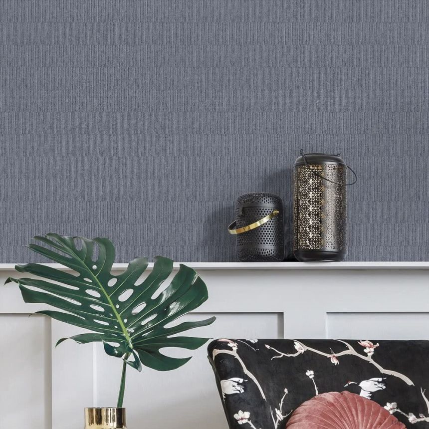 Brown-orange non-woven wallpaper - bamboo imitation 6509-4, Batabasta, ICH Wallcoverings