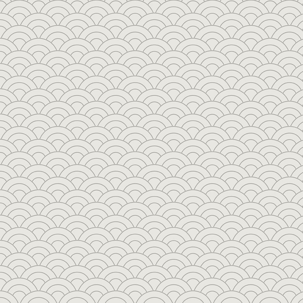 Gray non-woven wallpaper, arched pattern 6506-1, Batabasta, ICH Wallcoverings
