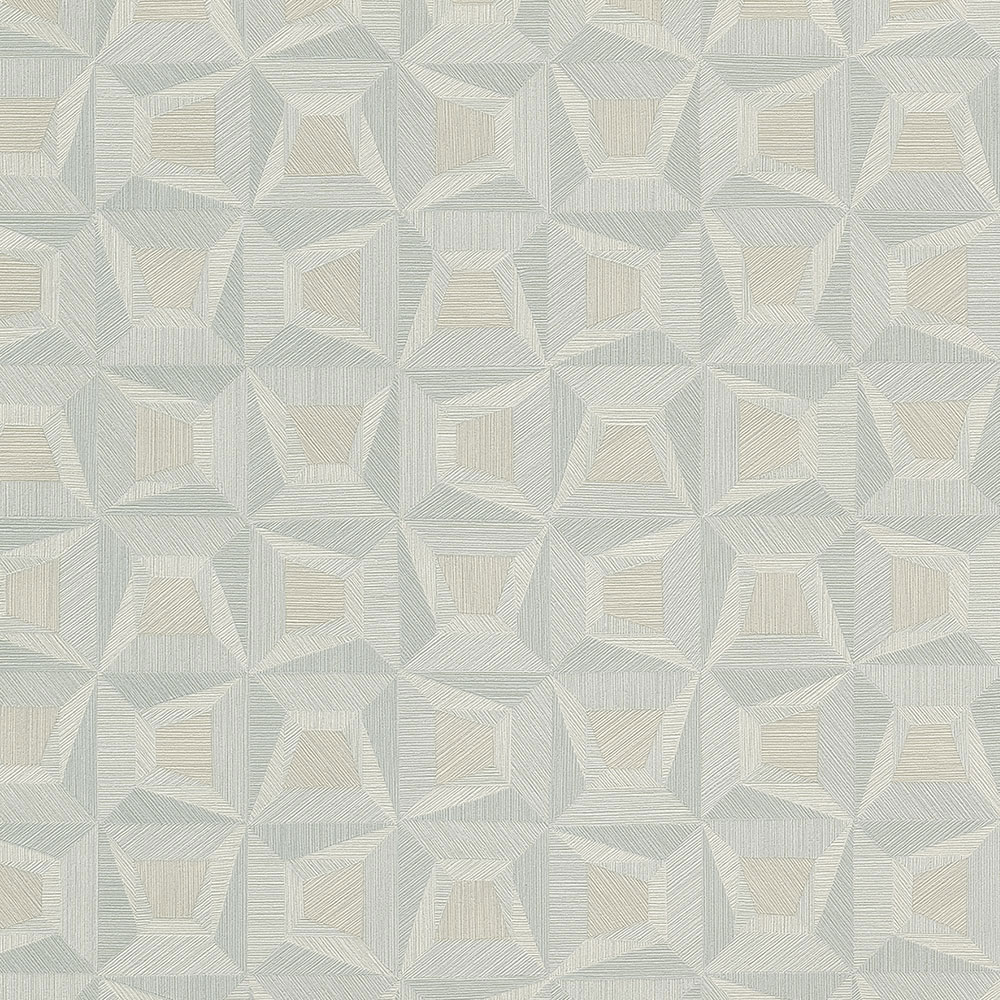 Blue non-woven geometric design wallpaper 31905, Textilia, Limonta