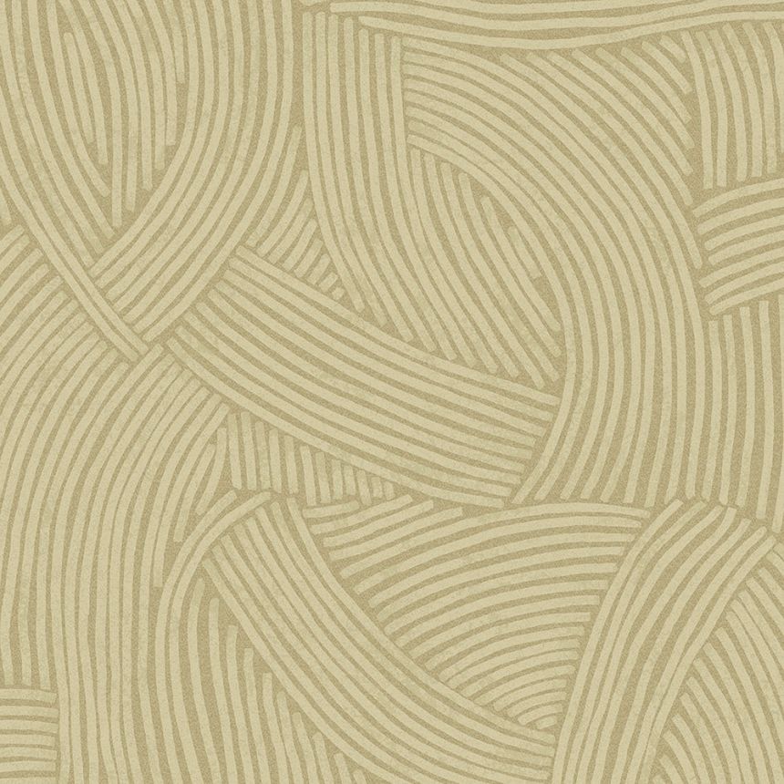 Brown wallpaper with graphic ethno pattern 318012, Twist, Eijffinger
