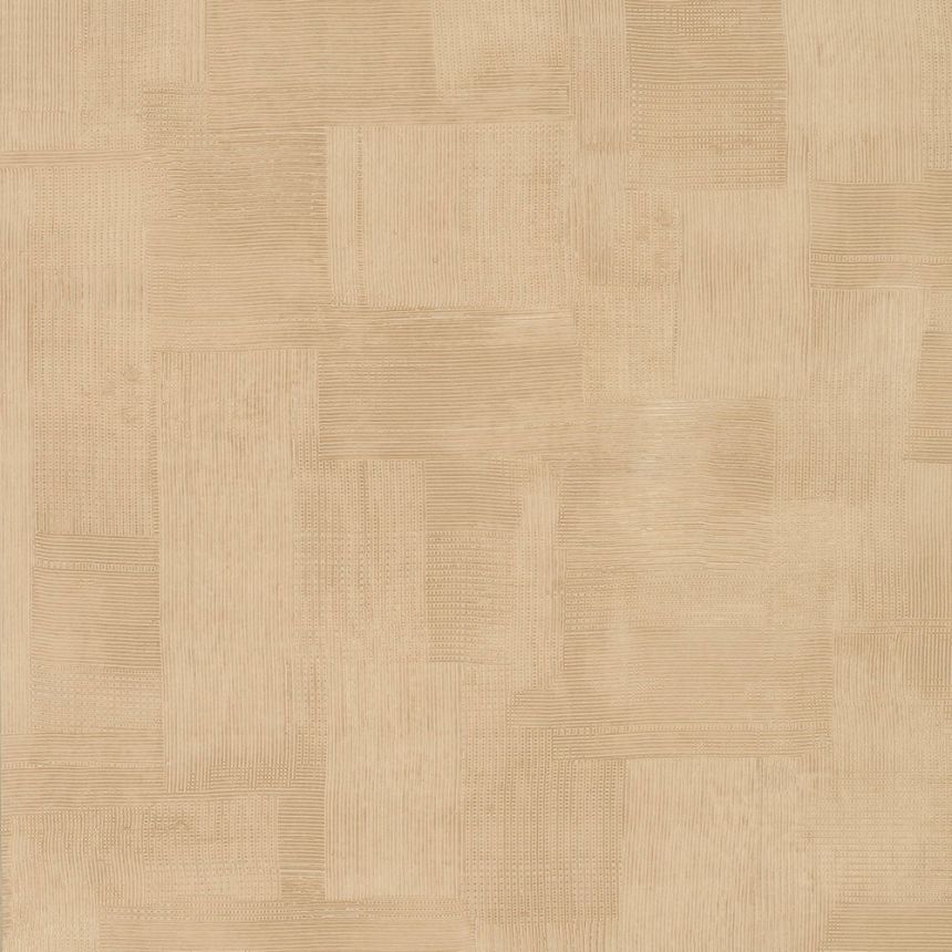 Luxury geometric wallpaper dark beige 64511, Materea, Limonta