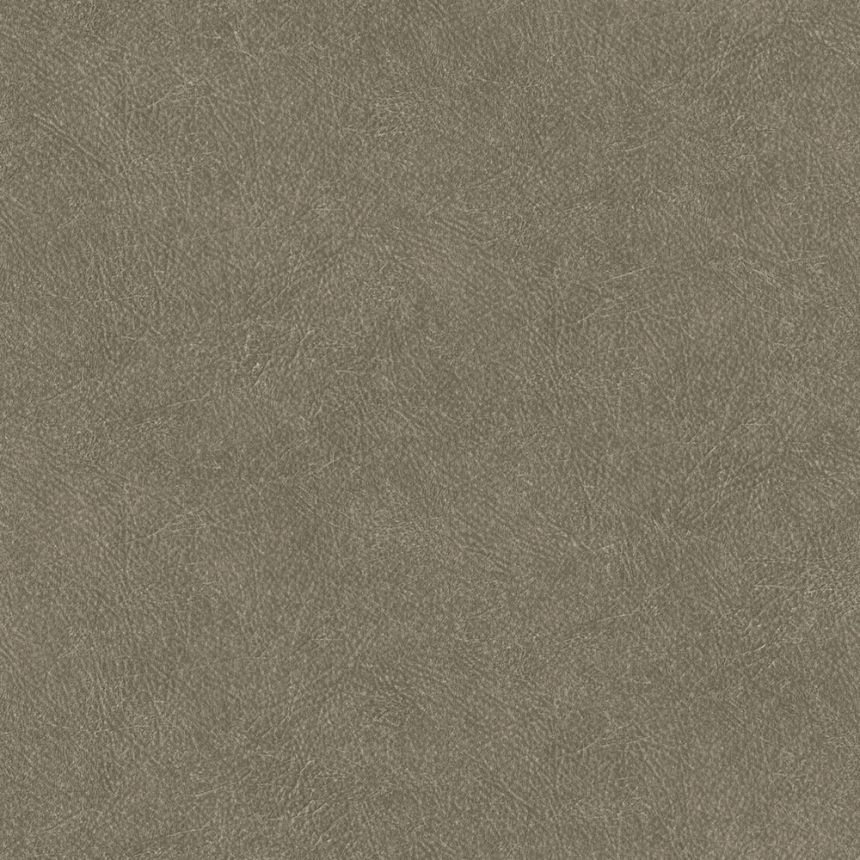 Non-woven wallpaper, brown, imitation leather, TA25024, Tahiti, Shades of Colour, Decoprint