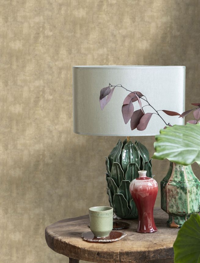 Non-woven wallpaper, green, fabric imitation, TA25009, Tahiti, Shades of Colour, Decoprint