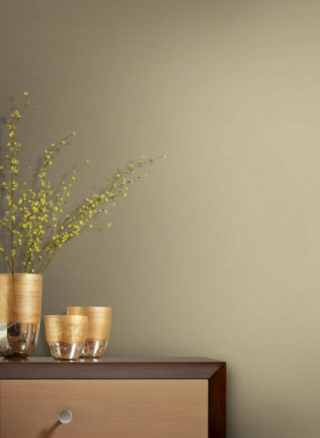 Brown-gold metallic wallpaper, imitation of coarser fabric Y6200906, Dazzling Dimensions 2, York