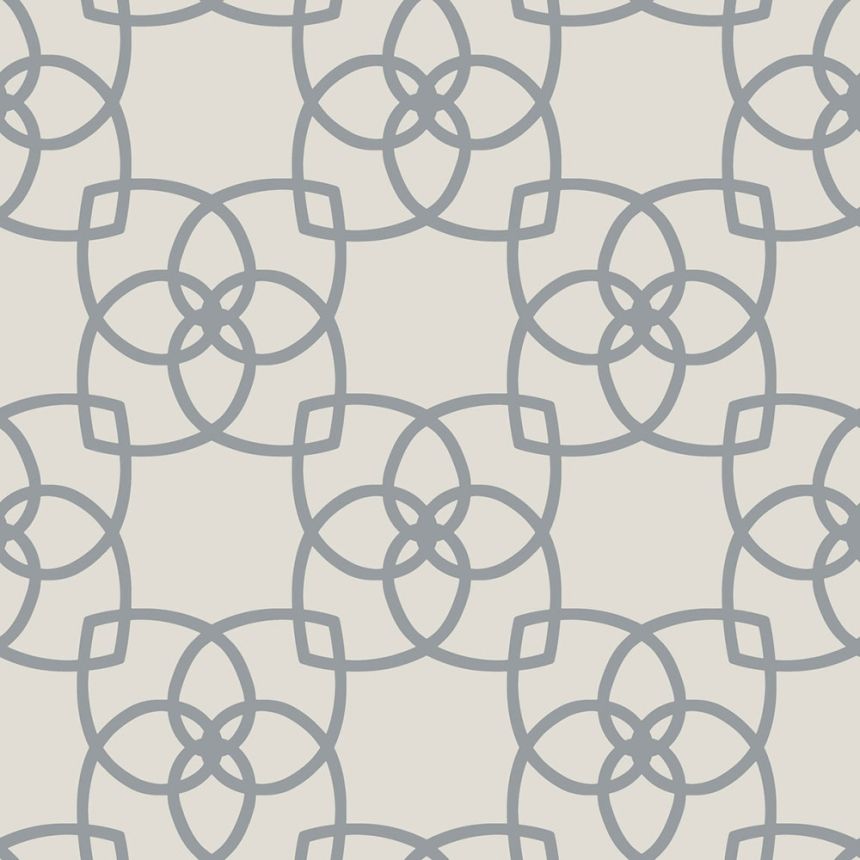 Grey wallpaper with silver ornaments Y6200205, Dazzling Dimensions 2, York