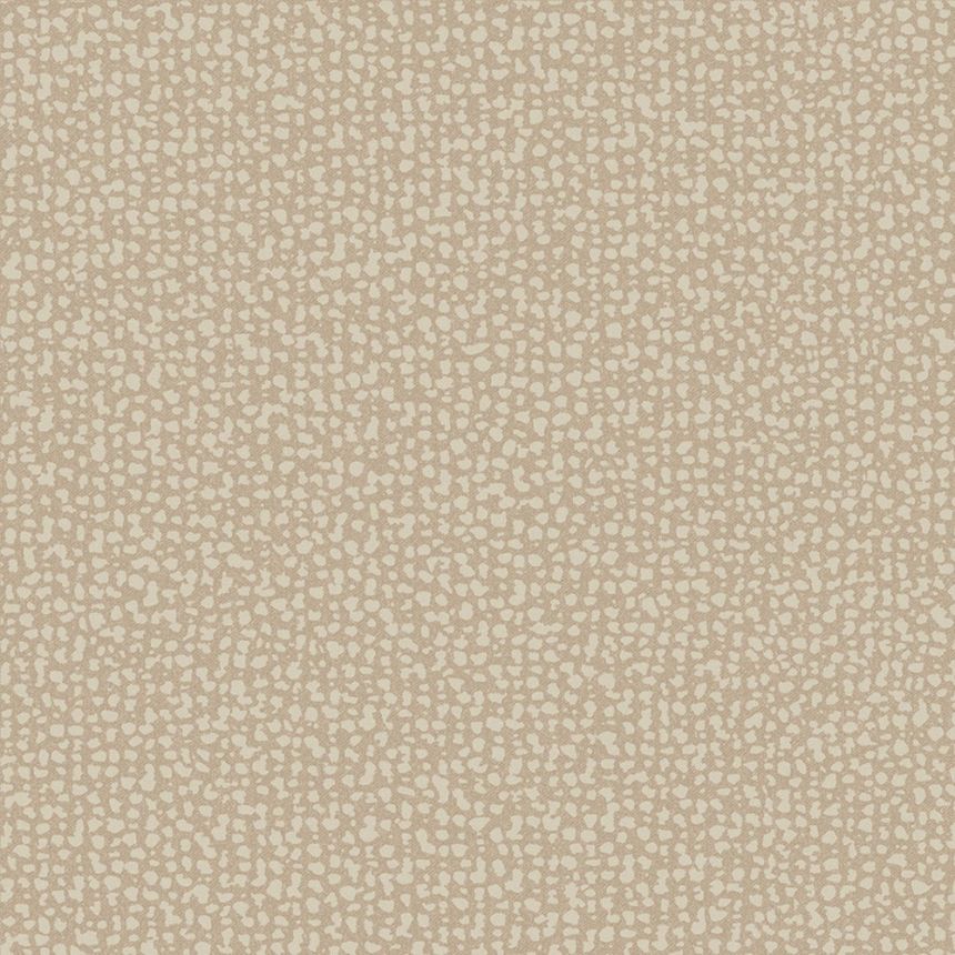 Brown non-woven wallpaper with cream spots DD3806, Dazzling Dimensions 2, York