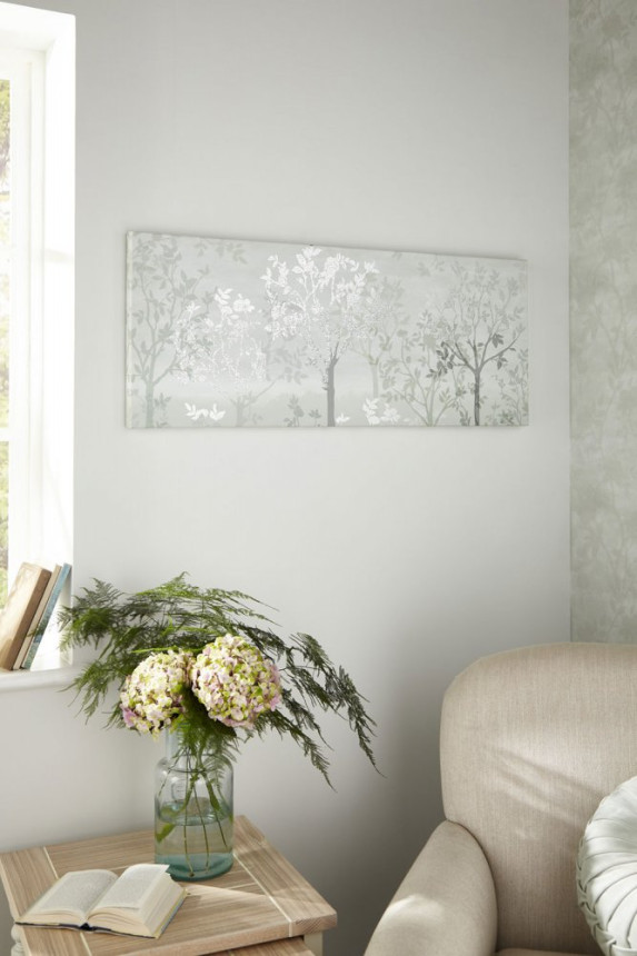 Printed canvas, frameless Misty woodland 115036, Laura Ashley, Graham Brown