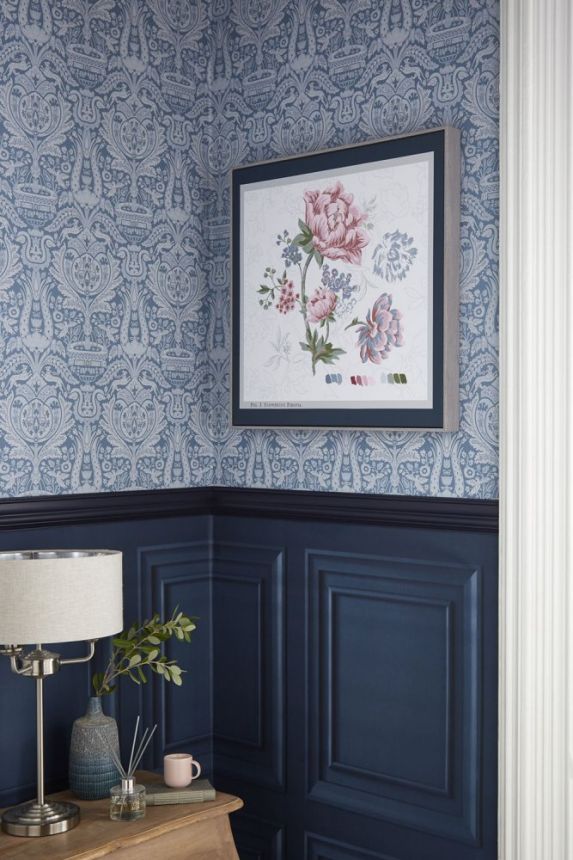 Printed canvas, framed Tapestry Floral 115026, Laura Ashley, Graham Brown