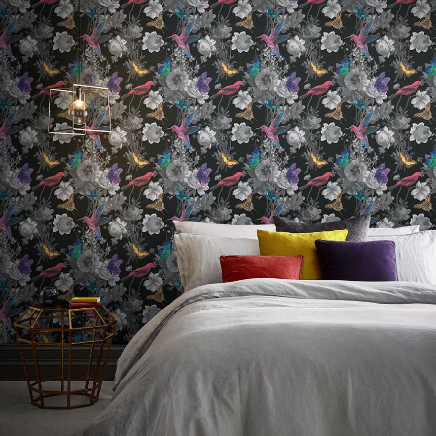 Luxury non-woven wallpaper flowers, 106431 Reverie, Graham&Brown