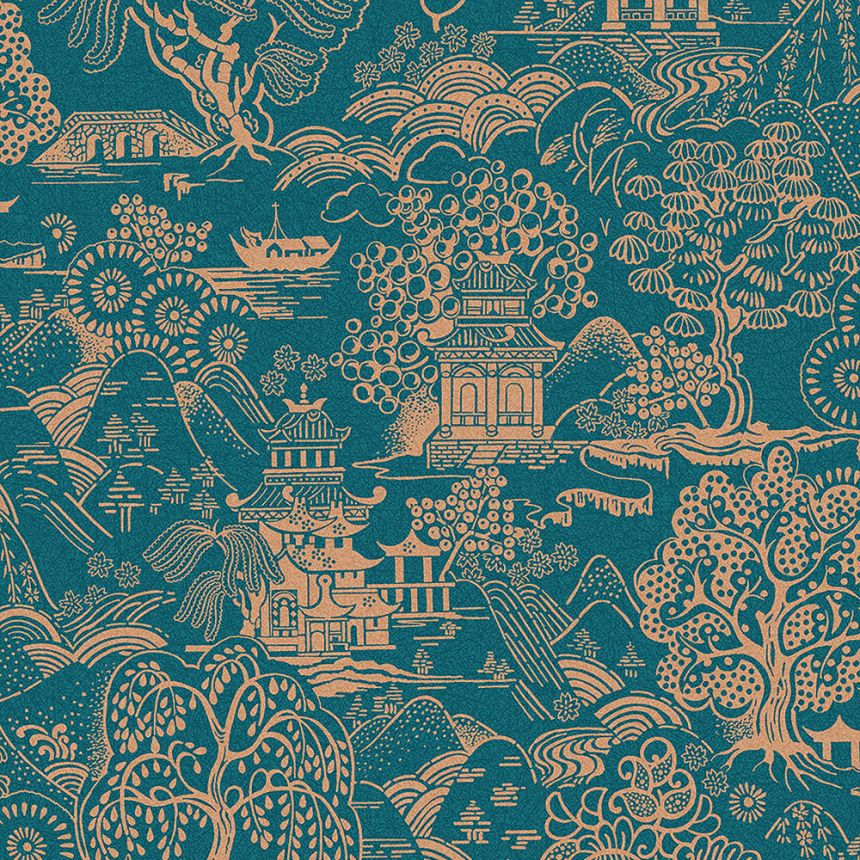 Luxury wallpaper with Japanese landscape 105932 Reverie, Graham&Brown