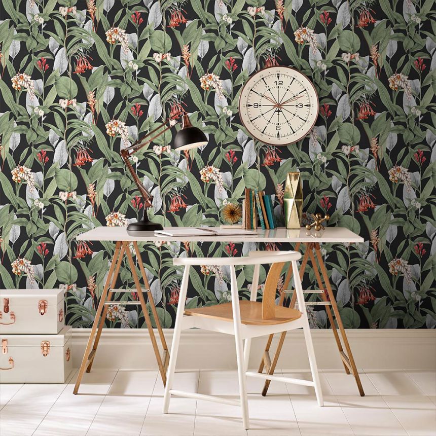 Luxury non-woven wallpaper flowers 103798 Reverie, Graham&Brown