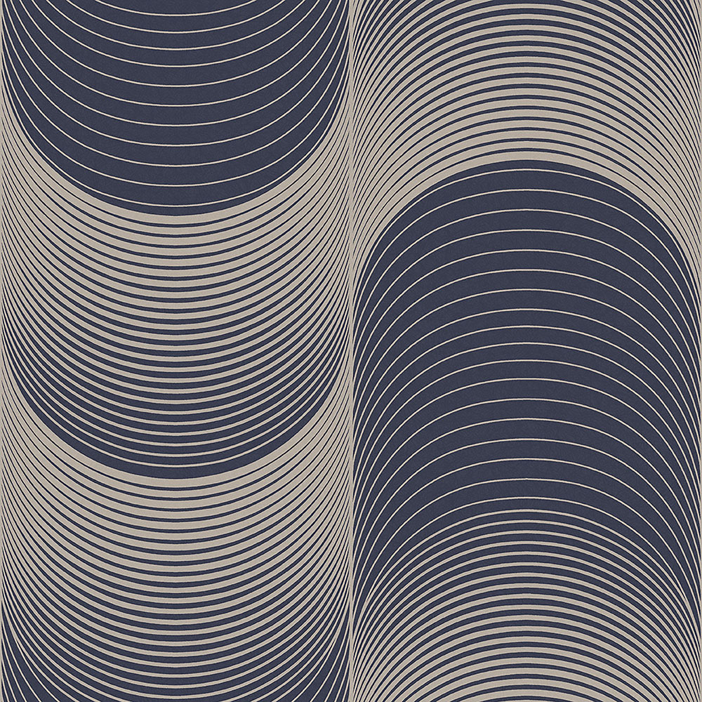 Luxury wallpaper, silver waves 115065 Eternal, Graham&Brown