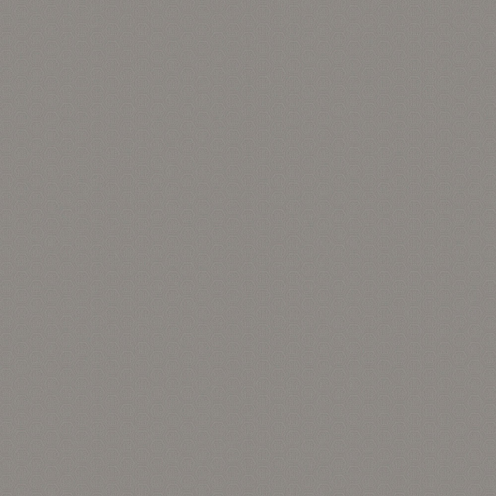 Gray wallpaper with geometric patterns Z80060 Philipp Plein, Zambaiti Parati
