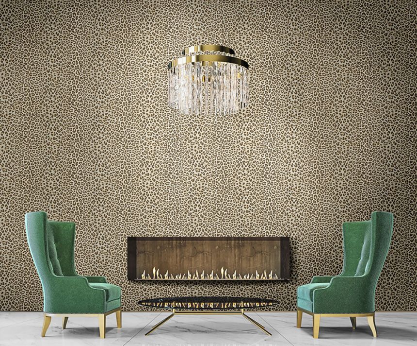 Luxury wallpaper, imitation cheetah fur Z80038 Philipp Plein, Zambaiti Parati