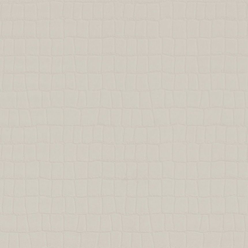 Cream luxury wallpaper, imitation crocodile skin  Z80029 Philipp Plein, Zambaiti Parati