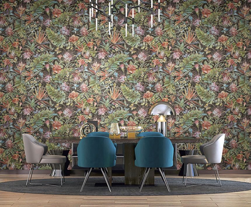 Floral luxury wallpaper Z80011 Philipp Plein, Zambaiti Parati
