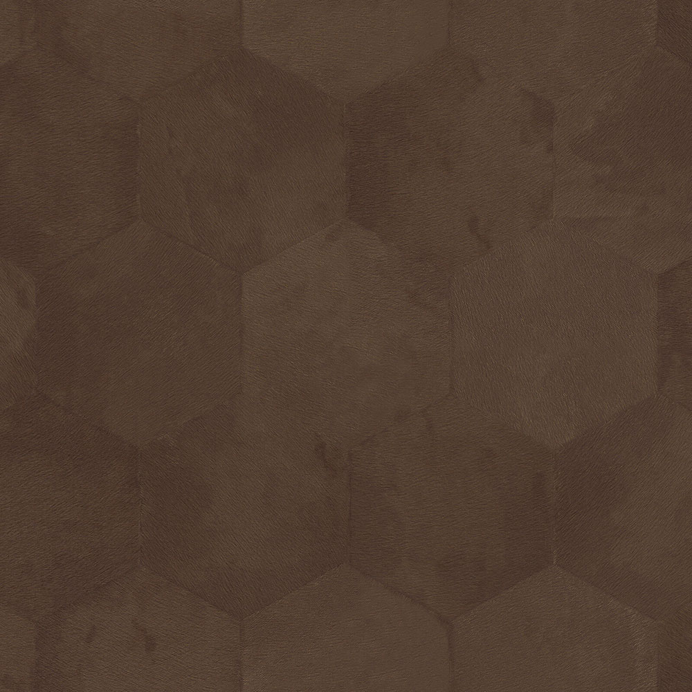Brown luxury wallpaper with geometric patterns Z80008 Philipp Plein, Zambaiti Parati