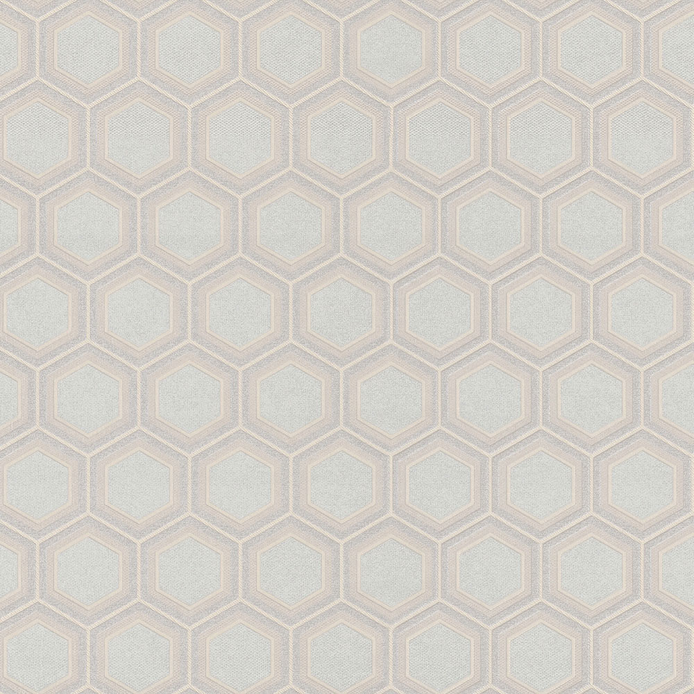 Luxury beige geometric pattern wallpaper Z76010, Vision, Zambaiti Parati