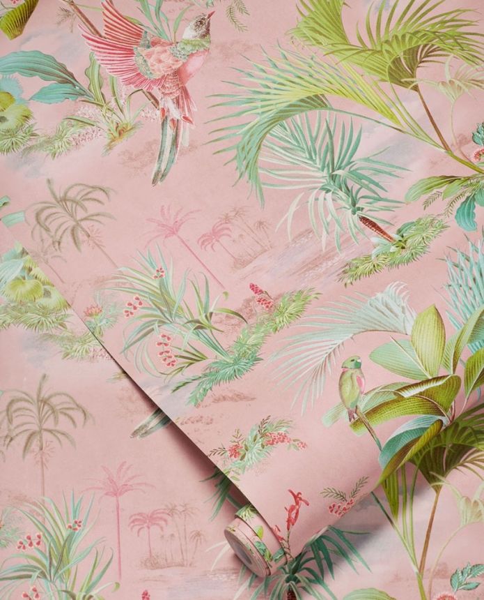 Non-woven wallpaperl, palm leaves, birds, 300141, Pip Studio 5, Eijffinger