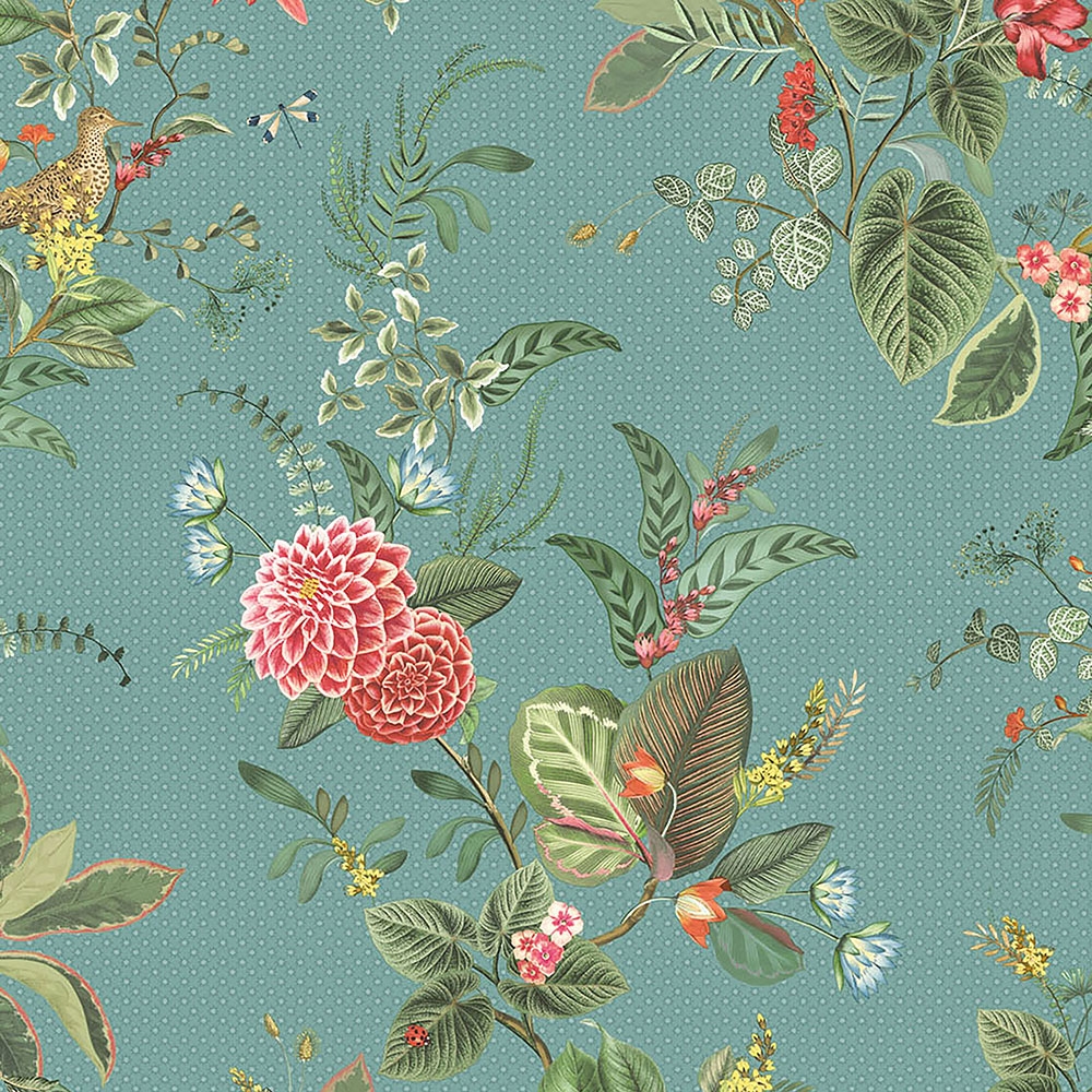 Non-woven wallpaper with flowers 300115, Pip Studio 5, Eijffinger