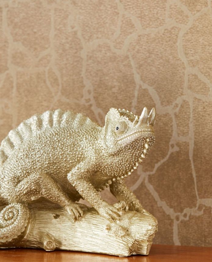 Non-woven wallpaper 300534, Leather, Giraffe, Skin, Eijffinger